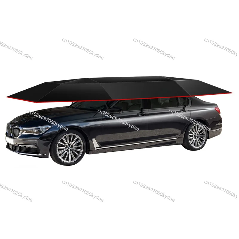 5.2*2.4M Fully Automatic Foldable Remote Control Carport Canopy Waterproof Anti UV Outdoor Vehicle Protective Car Shelter Cover