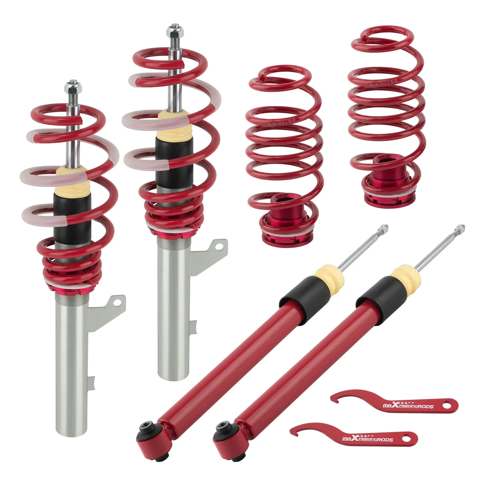 

Maxpeedingrods coiloверы регулируемые катушки для понижения для VW Golf MK8 2020-2022 Coilover подвеска амортизаторы катушки пружины