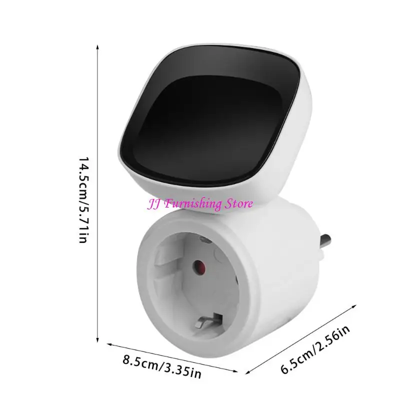 A9LB Electronic Digital Timer Switches Socket Rotating Screen Digital Timer Socket