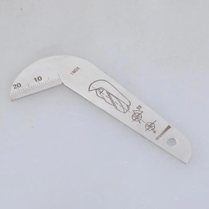 

Professional 118 Degree Drill Bit Gauge for Engineers DIY Enthusiasts Clear Scale Light in Weight and Easy to Carry 601A