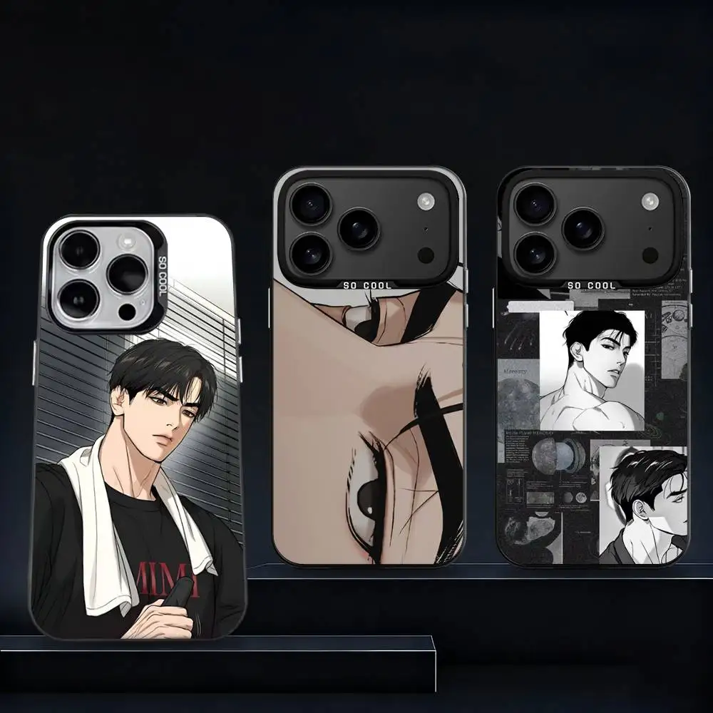 

Comics J-Joo J-Jaekyung Phone Case For iPhone 17,16,15,14,13,12,11,Pro,XS,Max,Plus,Mini,SE4,E Black Matte Shockproof Cover