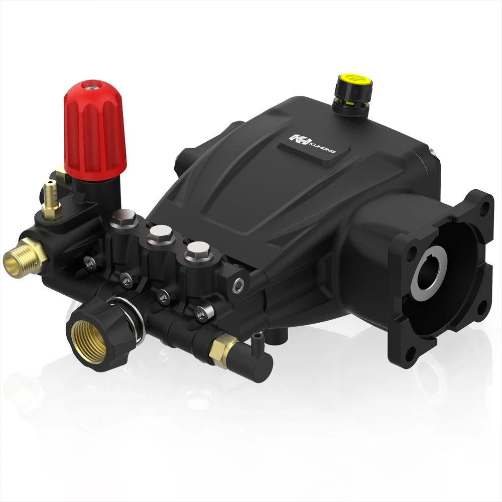 

Kuhong High Pressure Washer Pump 200bar 206bar 10.5l/Min 3300psi Triplex Plunger Pump Portable High Pressure Pump