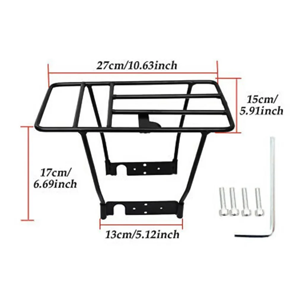 Practical Electric Scooter Rear Rack Storage Shelf, Convenient DIY Fittings, Strong Bearing Capacity, Flexible Support