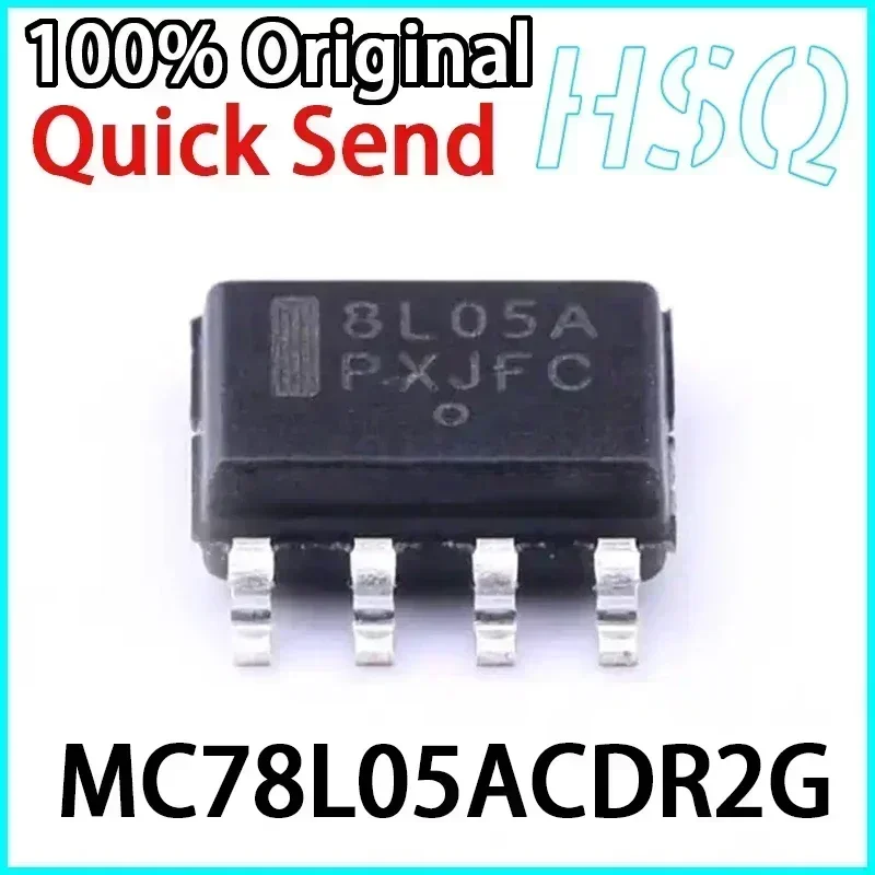 10PCS MC78L05ACDR2G 8L05A BL05A SOP8 แรงดันไฟฟ้าชิปยี่ห้อใหม่เดิม