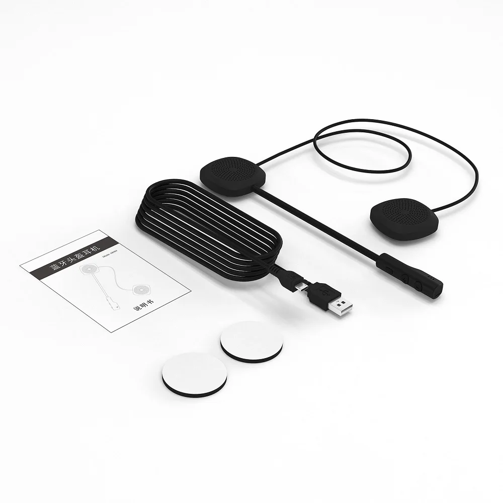 MH04-auriculares inalámbricos con Bluetooth 5,0 para casco de Moto, auriculares estéreo manos libres para casco de motocicleta, altavoz MP3