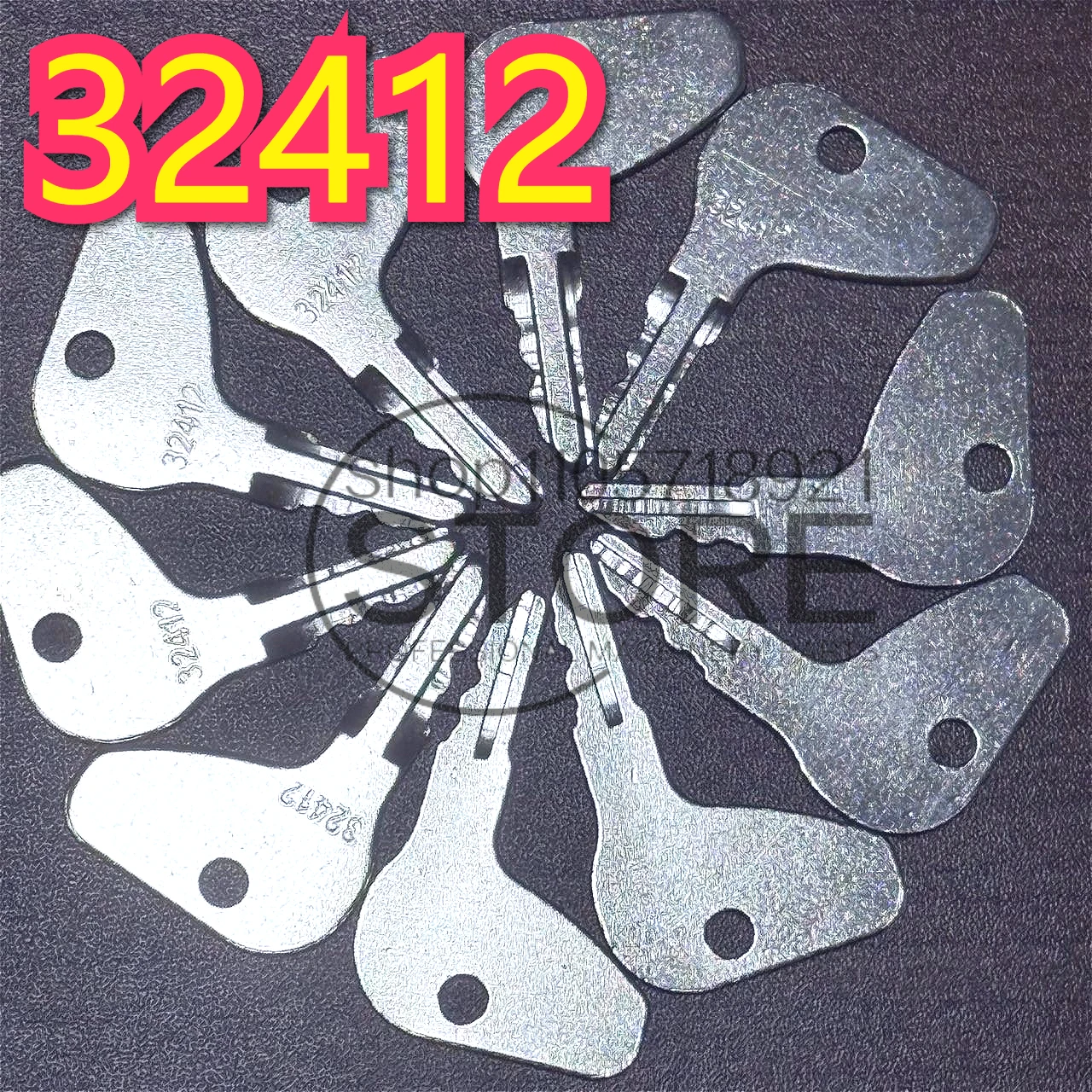 5/10/2PCS Ignition Key OEM 32412 H32412 35260-31852 Replacement Start Key for Kubota L Series Tractors