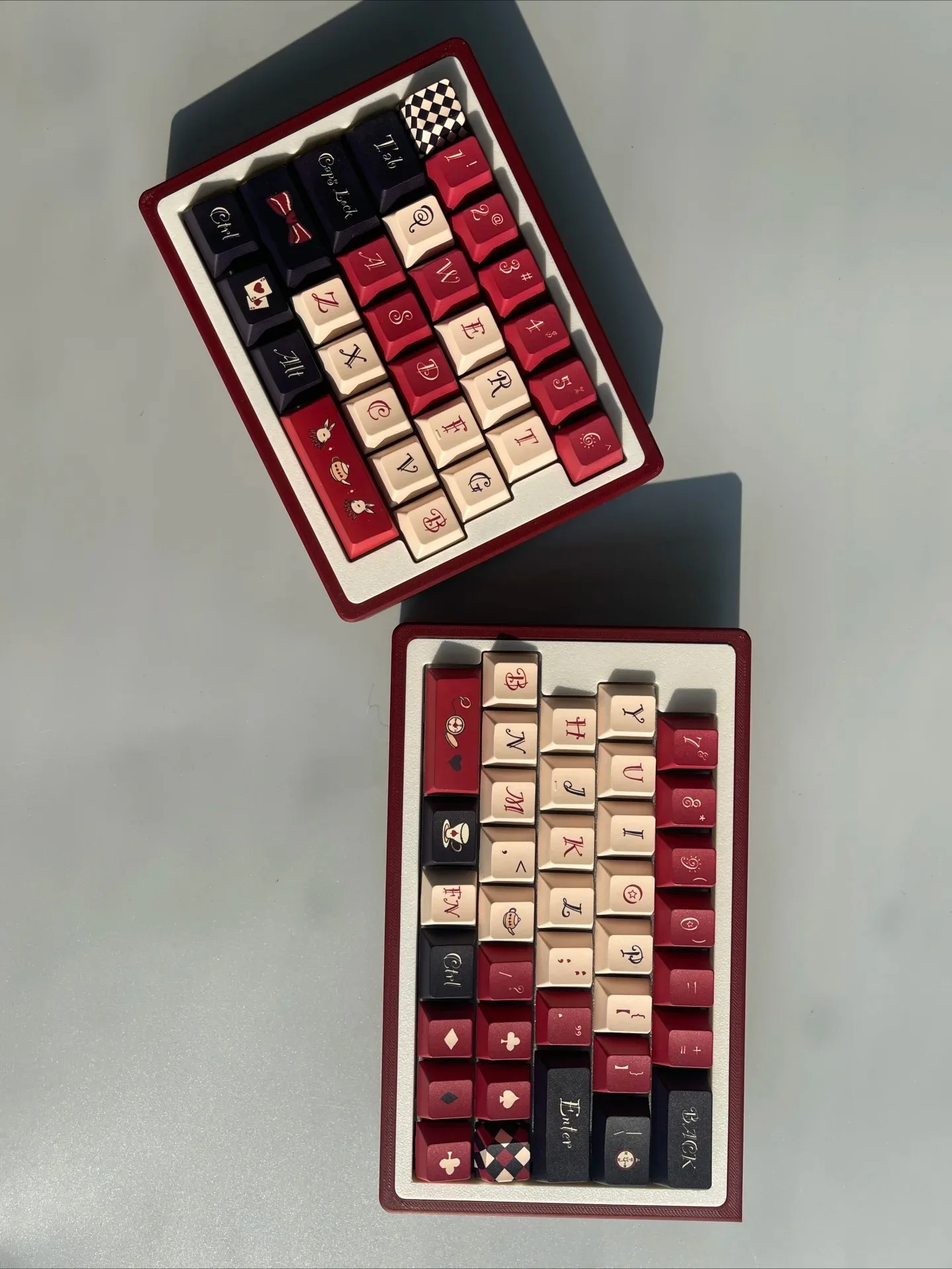 Jin66 Split Keyboard Kit Custom 2.4G Wireless Single-mode Hot Swap 67keys Keyboard 3D Printing VIAL Split Keyboard Game Teclado