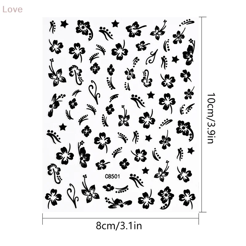 [L & P] زهرة الكركديه مسمار ملصق أمريكا الشمالية الرياح زهرة الكركديه الخلفي لاصق مسمار التصحيح مسمار التصحيح الزخرفية الملحقات