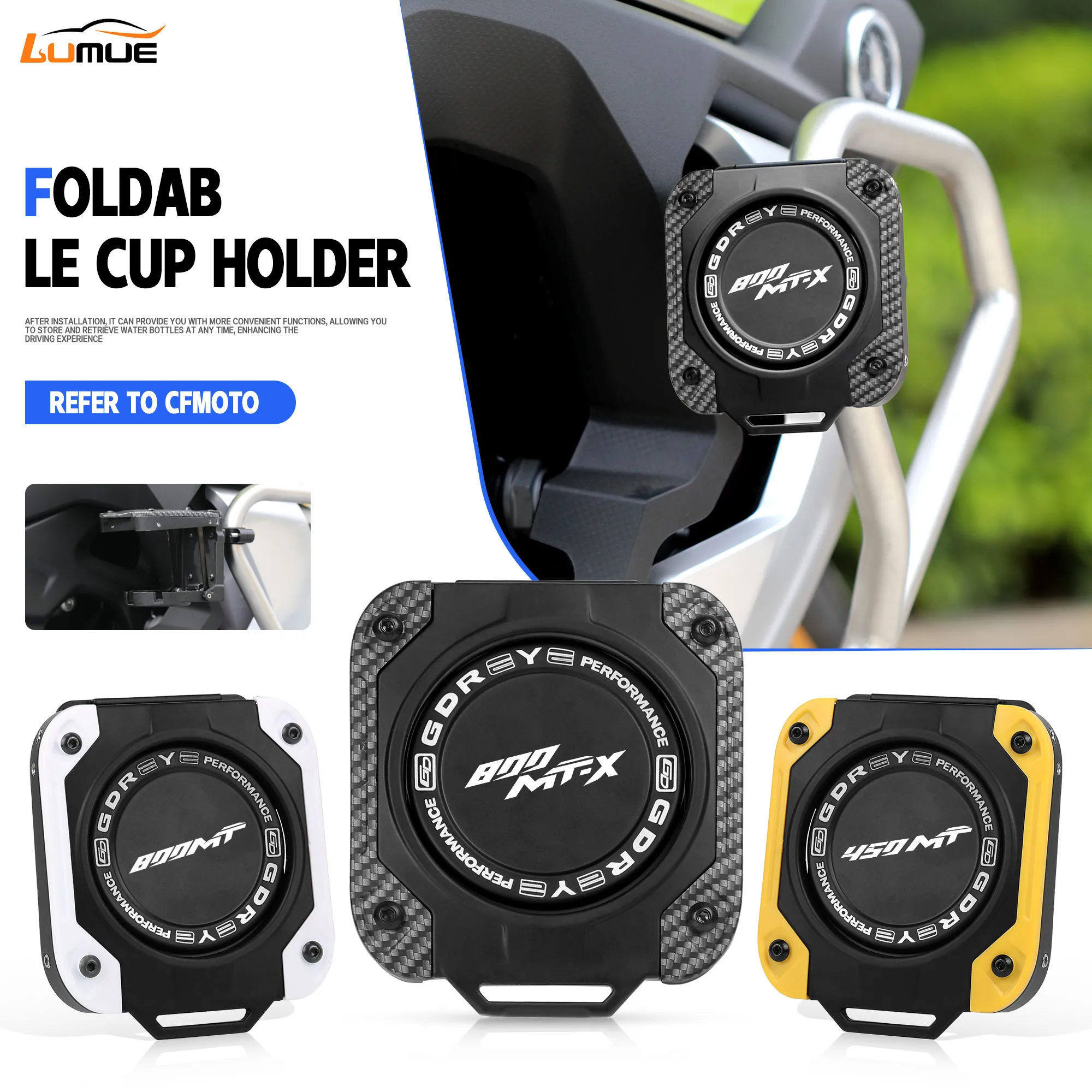 Aluminum Alloy Cup Holder Beverage Water Bottle Drink Cup Holder For CFMOTO 650MT 800MT 450MT 800MT-X CF800MT