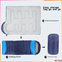 B72A 1 Piece Sleeping Bags Camping Quilt For Adults Black-Blue About 220X75cm For Girls Boys Mens For Camping Hiking Outdoor Tra