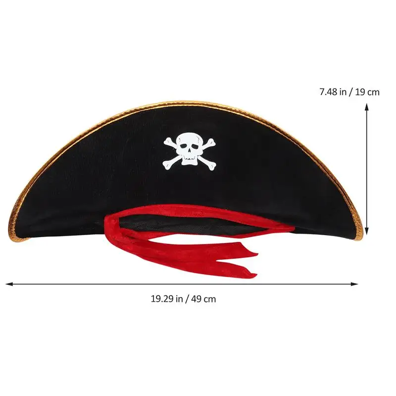 2pcs Hat and Eye Patch Kids Pirate Eye Patch Kids Pirate Hat Pirate Hat Eye Patch Halloween Pirate Eye Patch