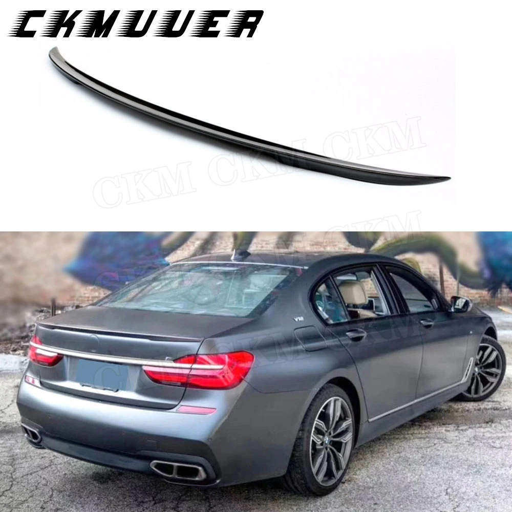 

CKMUUER для BMW 7 серии F01 F02 G11 G12 740i 750i 760i Спойлер 2009-2018 Спойлер из углеродного волокна Задний спойлер Накладка багажника Крыло