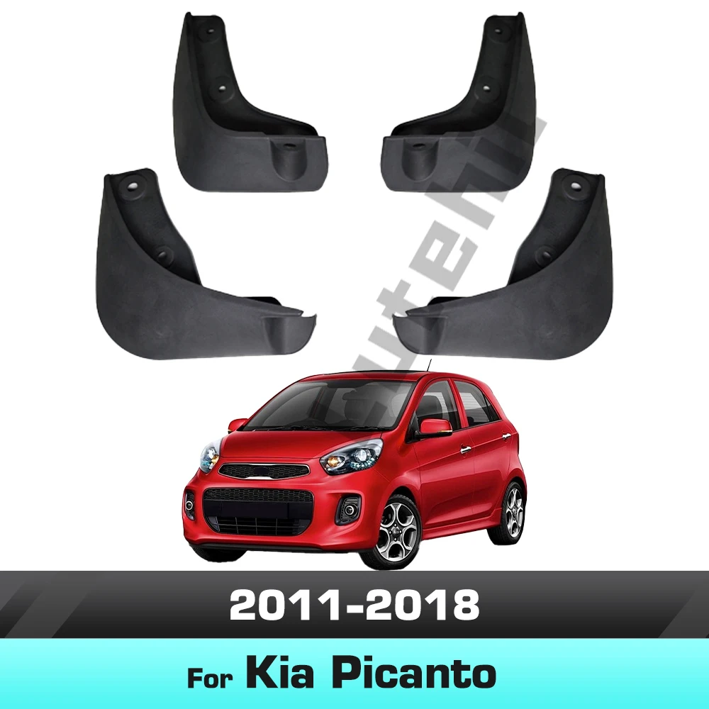 Für Kia Picanto 2011 2012 2013 2014 2015 2016 2017 2018 Kotflügel-Schmutzfänger Spritzschutz Schmutzfänger Autozubehör