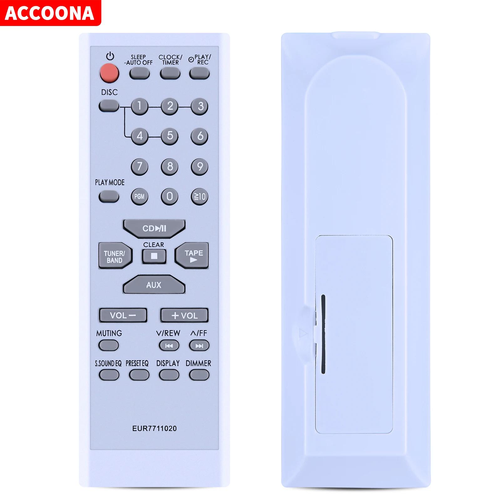 For Panasonic Remote Control EUR7711020 SC-PM16 SA-AK640 SC-PM18P SA-PM18 SA-PM16 N2QAHB000064 SC-AK640 Micro Stereo System