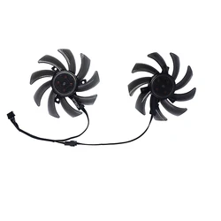 2 Stks/set 87Mm (90Mm) GA91S2U, Gpu Kaart Ventilator, Voor GPU VGA Video Fan,Voor Palit GeForce CMP 30HX 6GB,Voor Palit GTX 1080 Dual,Voor Palit GTX 1070 Ti Dual,Voor Palit GTX 1060 Dual,Vervangen FDC10H12S9-C