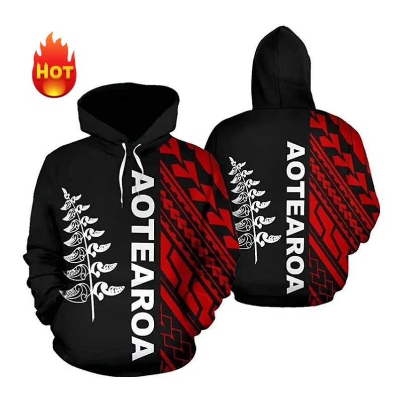

3D Vintage Letter Print Men's Hoodies Classic Retro Pattern Long Sleeve Hooded Pullover Autumn Winter Loose Casual Male Clothing