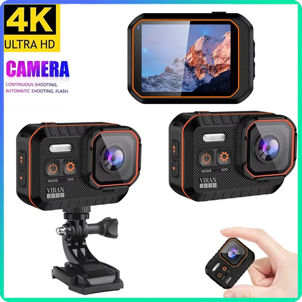 

4K WiFi Action Camera 60FPS Waterproof Shockproof Camcorders With Remote Control Sport DV Drive Recorder Cam