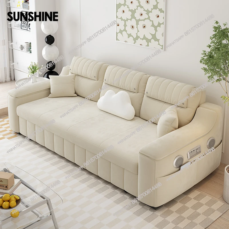 

Dual Use Sleep Sofas Bed Recliner Designer Nordic Floor Folding Sofa Lazy 3 Seater Divano Letto Pieghevole Living Room Furniture