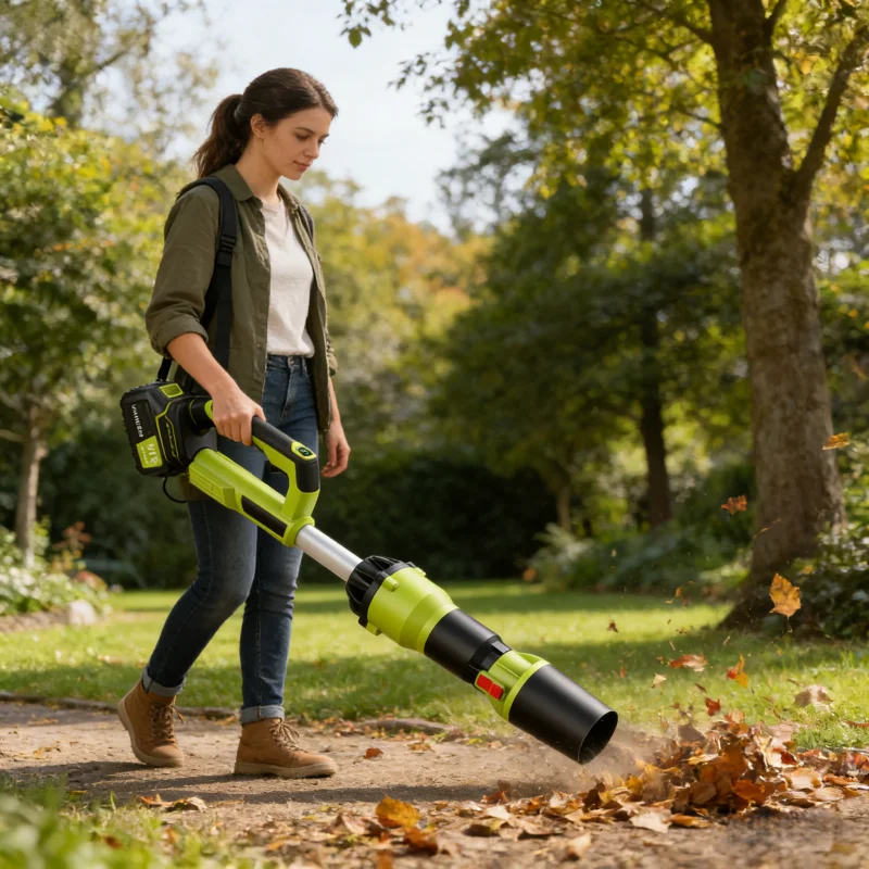 Lithium Battery Leaf Blower Blizzard Blowing Snow Dust Removal Electric Violent Fan High Power Industrial Powerful Hair Dryer