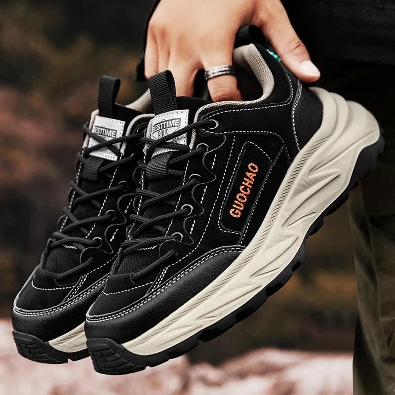 

Men's shoes 2025 new spring and autumn sports shoes, durable and lightweight running shoes, breathable for teenagers, middle sch