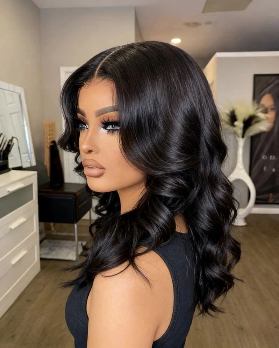 

Парик из натуральных волос Body Wave 13x4 13x6 HD с прозрачной кружевной основой, предварительно выщипанный, плотность 200-250, для женщин, 18-42 дюйма