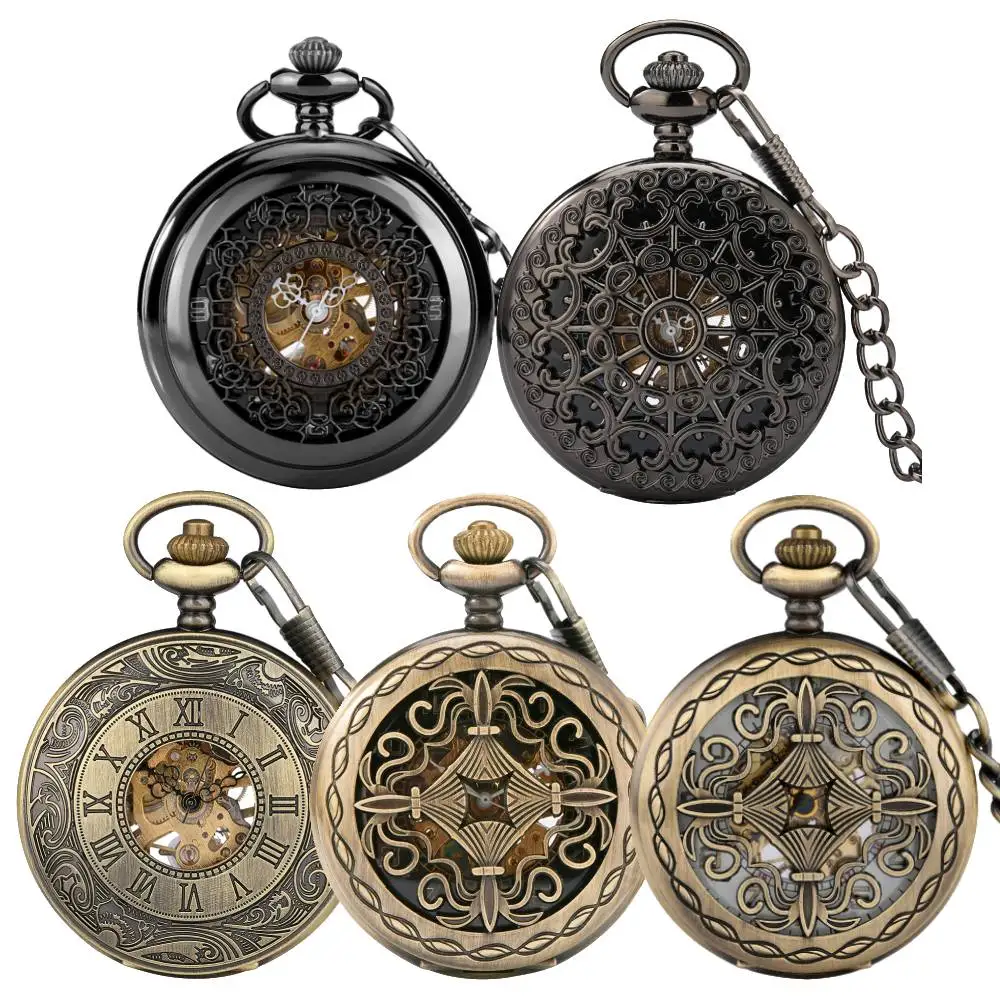 vintage-mechanical-pocket-watch-multiple-styles-hollow-engraved-hand-winding-pocket-watch-with-chain-collectible-gift-for-men
