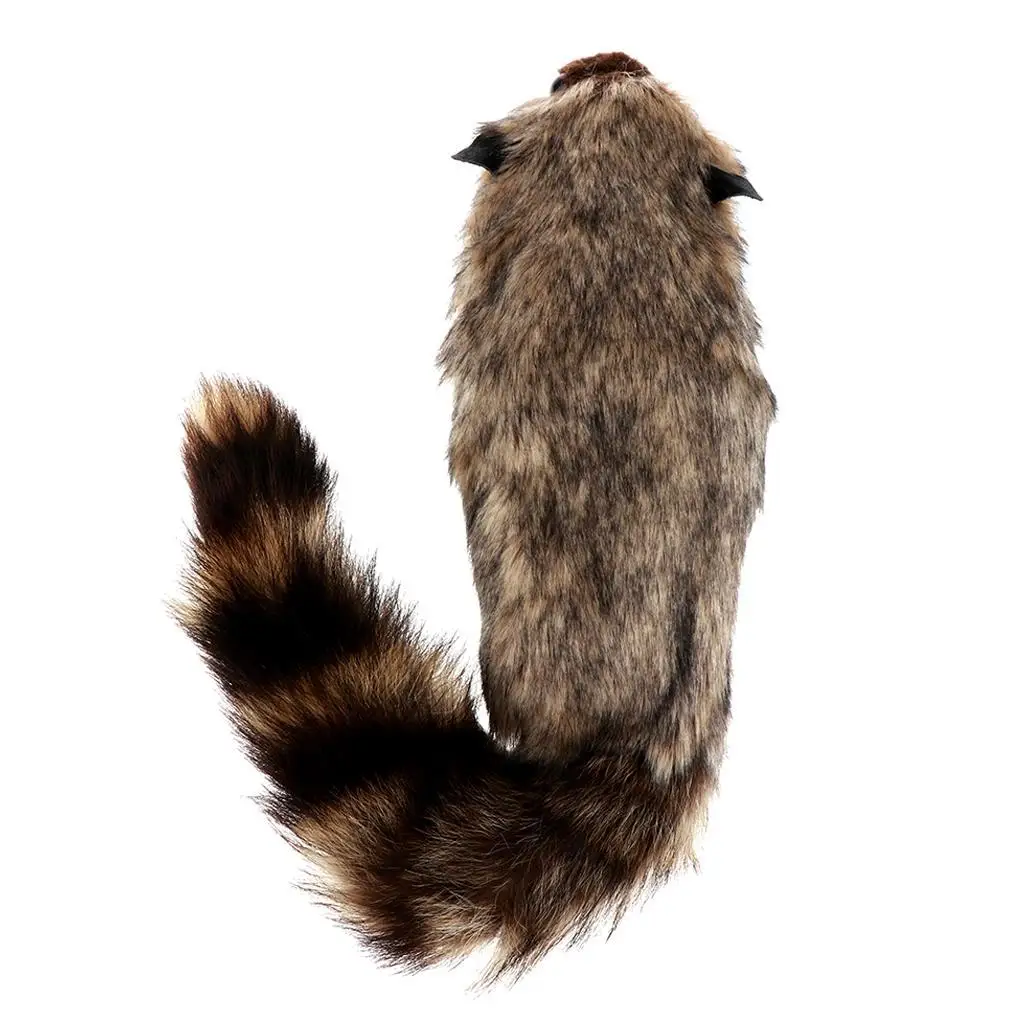 Raccoon Magic Trick Stage Magic Props Accessories Iron & Plush Brown 51cm