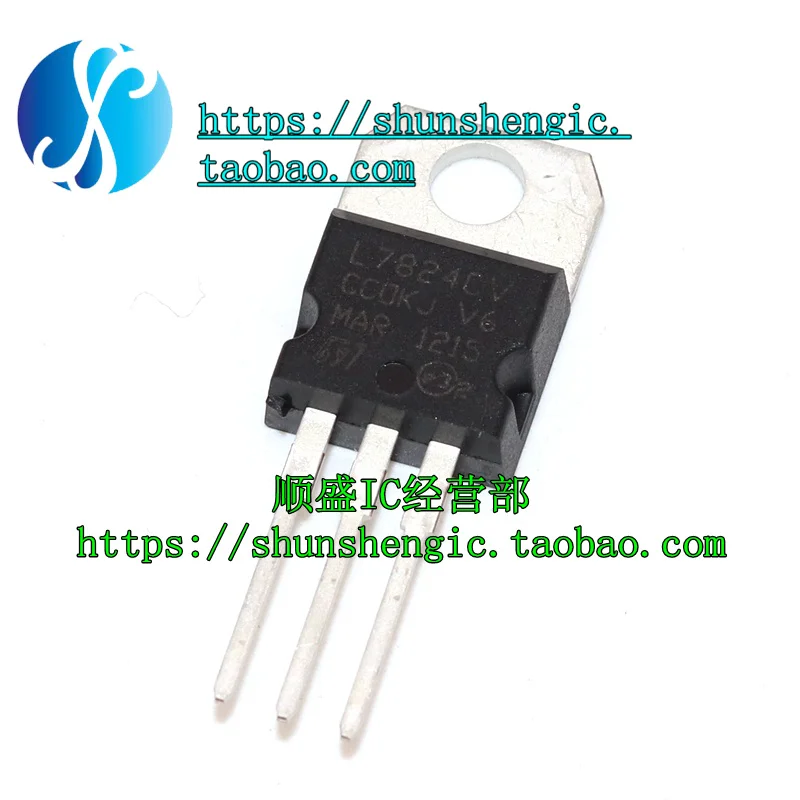 5pieces  L7824CV 7824 TO220-3Pin