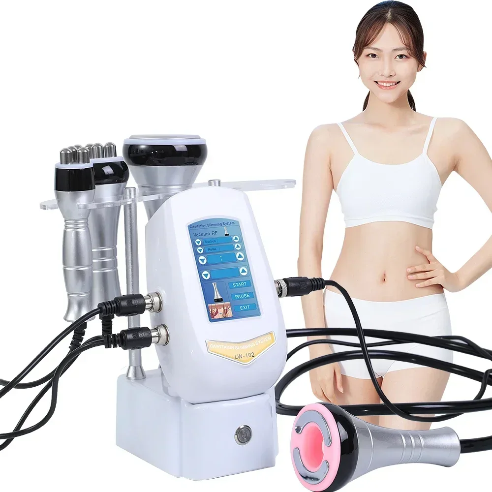 ขายส่ง 4 IN1 40K Cavitation เครื่องสูญญากาศ Body Slimming Fitness FAT Burning Loss อุปกรณ์ Body Shaping เครื่องนวด RF BODY