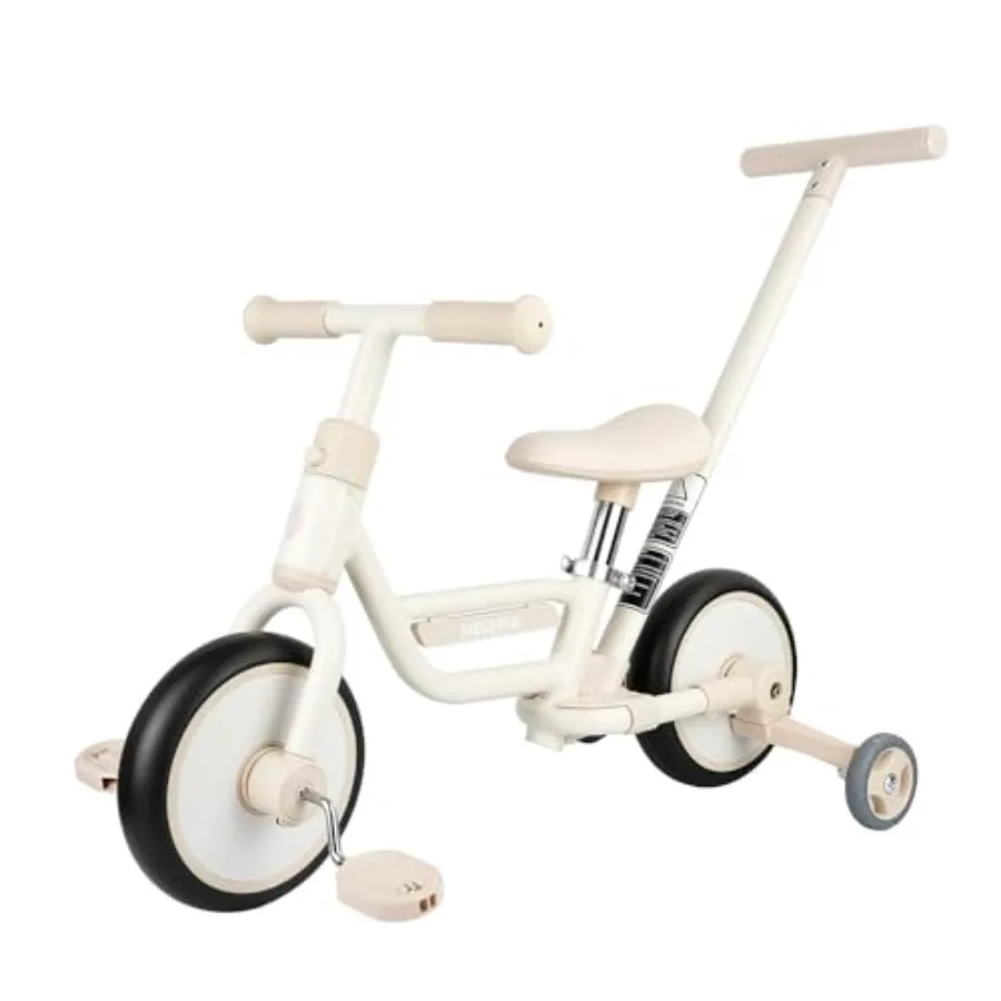 

Balance Bike 4 in 1 Models Toddler Bike with Training Wheels Detachable Push Handle Multifunctional Balanced Bicycle for Todder