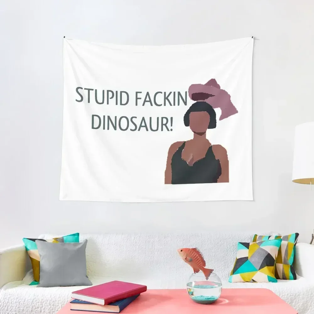 

Stupid dinosaur nicki minaj Tapestry Decoration Wall Things To Decorate The Room Tapestry