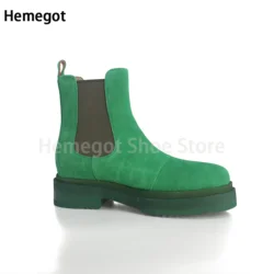 Slip On Men's Chelsea Boots Winter Men Boots Outdoor Boots Men Warm Non Slipon Frosted Boots for Men Chelsea Male Big Size 38-48