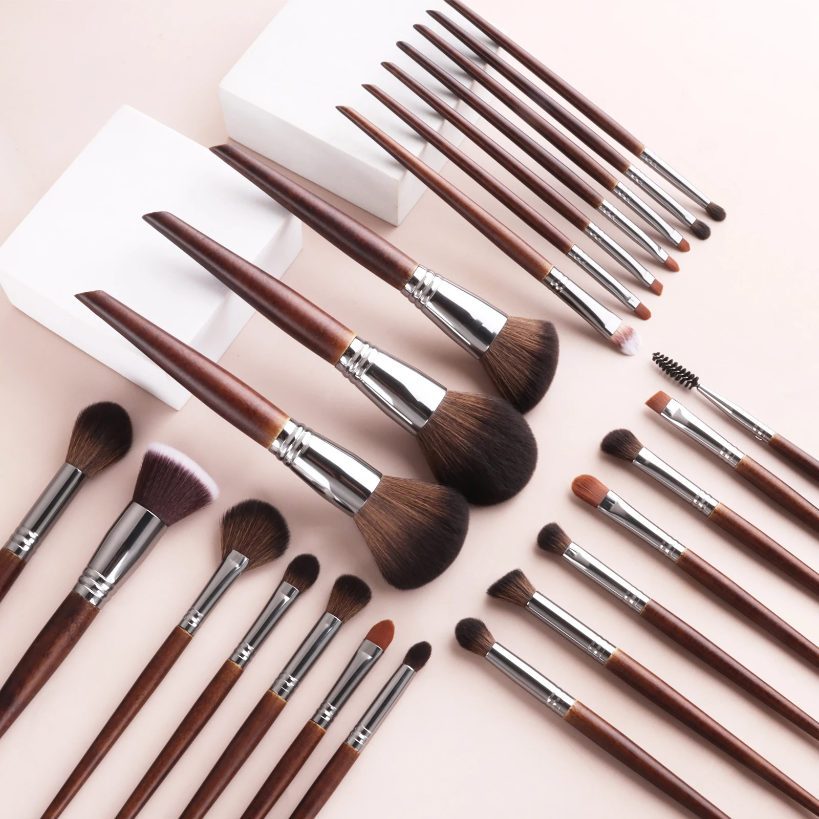 24 pcs Makeup Brushes Set Professional Kit brocha maquillaje pedzle do makijazu blending smudging brush shader
