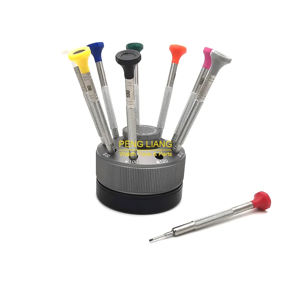 Herramientas de relojero, herramientas de reparación de relojes, kit de destornilladores de alta precisión 9 piezas con hojas de repuesto, en destornilladores de alta calidad