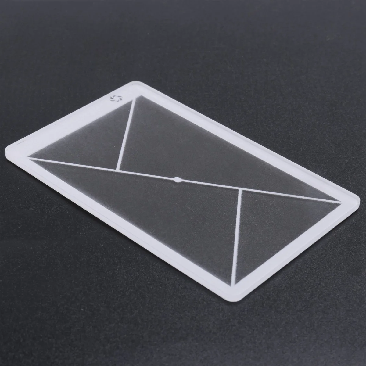 Golden Triangle Composition Tool View Finder/Viewer Photography/Painting/Drawing Credit Card Size Fits in Wallet B