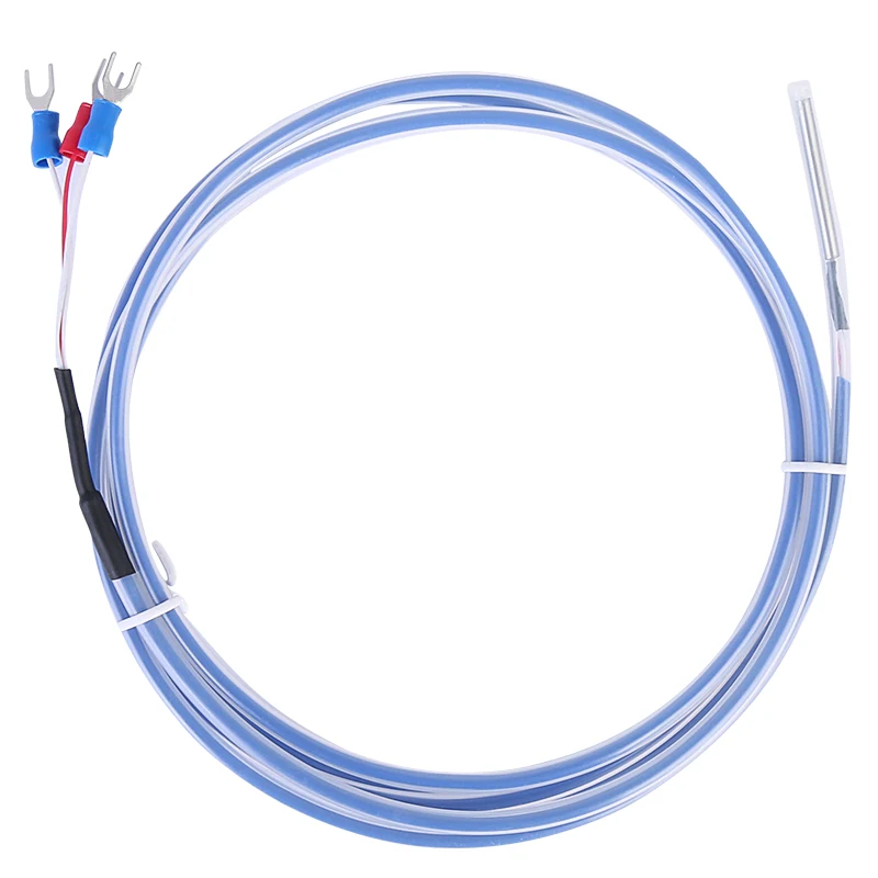 Teflon PT100 Thermal Resistance K Type PTFE Thermocouple Temperature Probe Electroplating Chemical Anti-corrosion and acid and a