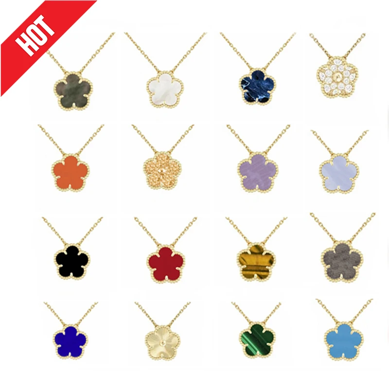 Fashion Vanca Four Leaf Clover Necklace High Quality S925 Silver 2024 Unique Accessories Exquisite Craftsmanship Women's Jewelry