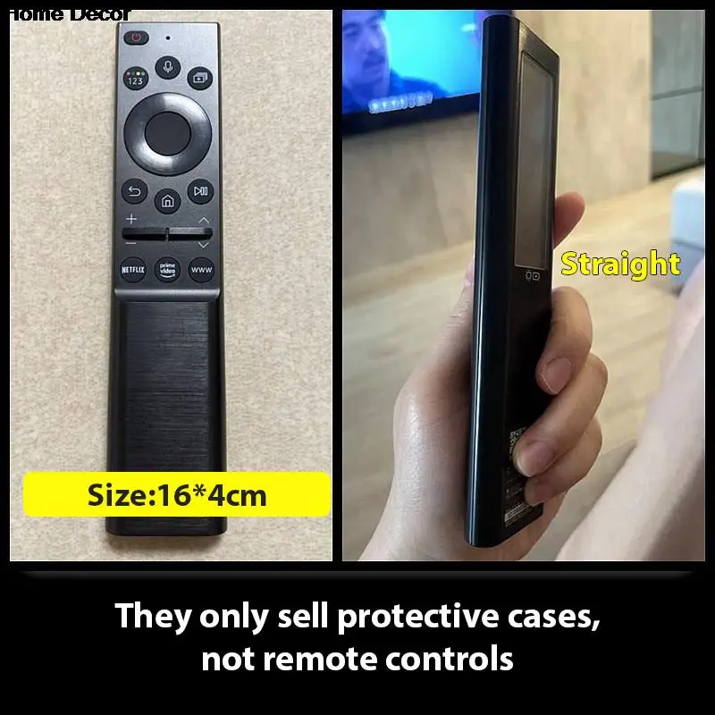 For Samsung Smart TV Solar Remote Control Protective Cover Anti-fall Thicken Silicone Non-slip BN59-01357 Durable Protect Cases