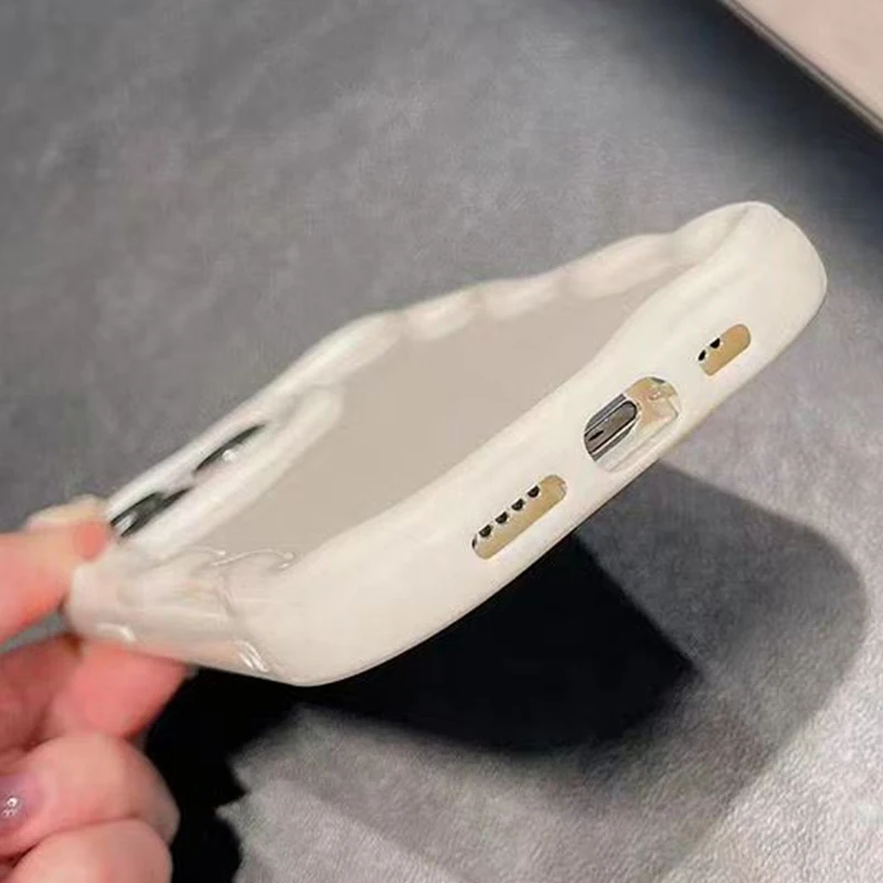 Stoßfeste Handyhülle für Samsung Galaxy S26 Ultra S25 FE S24 Plus S23 A17 A27 A37 A57 A56 A55 A54 Weiche Stoßfänger-Wellenabdeckung – Detail 7