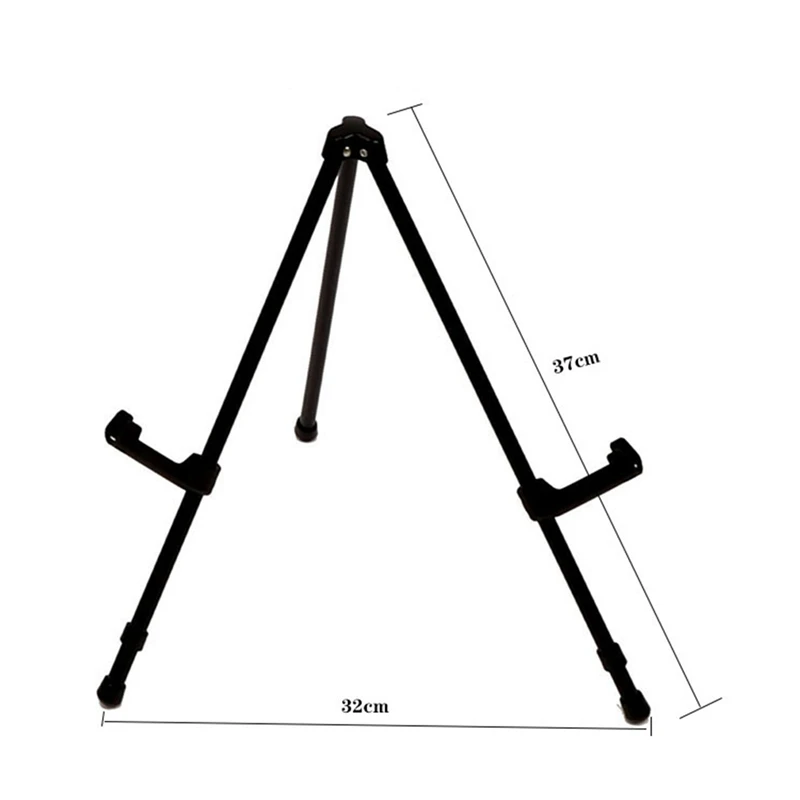 Tripod meja instan 6 buah, penyangga kaki Tripod meja lipat portabel & dapat diatur, untuk lukisan kanvas