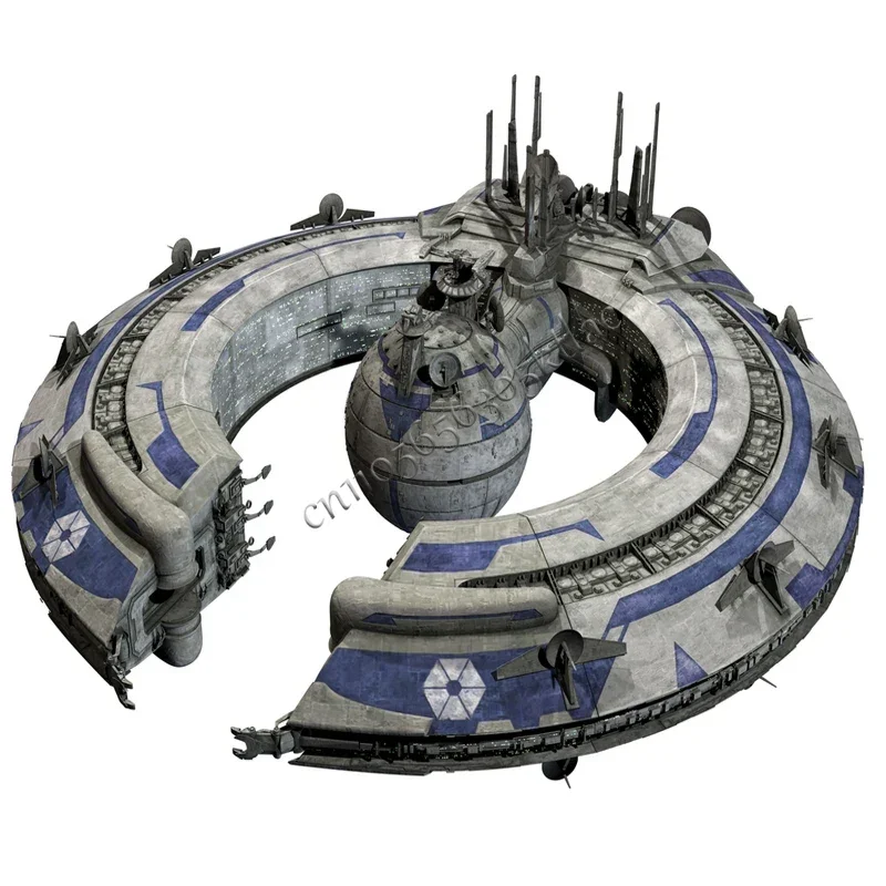 1124 قطعة MOC فئة فيلم الفضاء Lucrehulk سفينة التحكم في نموذج متوسط البناء لتقوم بها بنفسك كتلة الجمعية جمع لعبة عيد الميلاد هدية #4