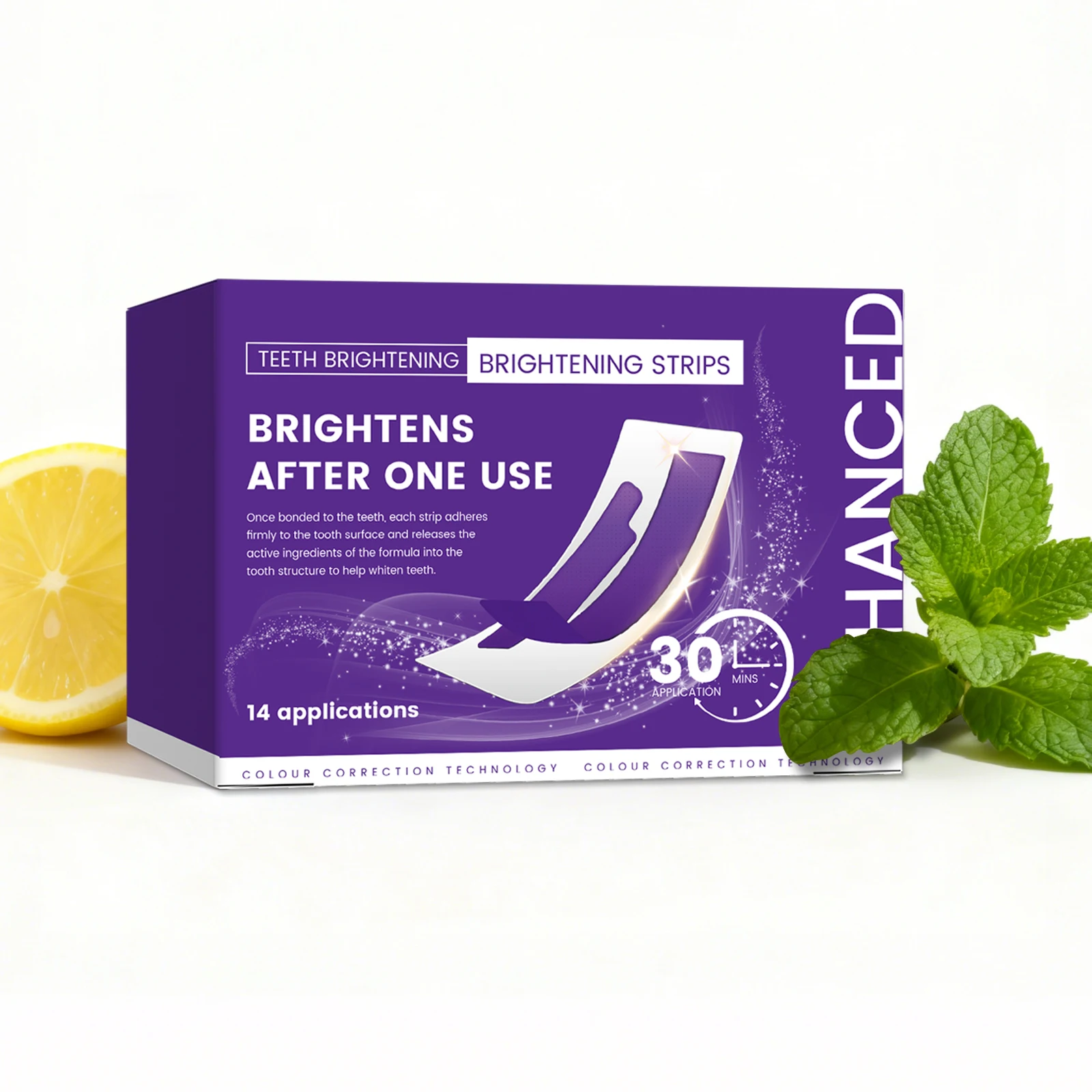 Teeth Whitening Strips Gentle For Sensitive Teeth Remove Coffee Tea Stains Home Dental Brightening 14 Treatments Kit