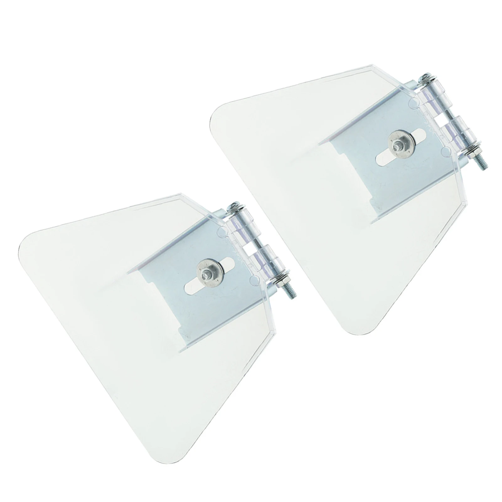 

2pcs Bench Eye Replacement Stainless Steel Dustproof Safety Cover For Grinder Attachments Screws Included