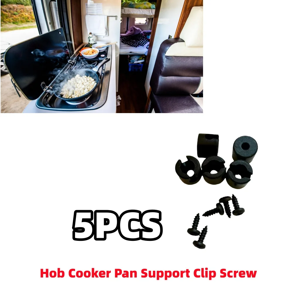 5PCS Hob Cooker Pan Support Clip Screw SSPA0042 Caravan Motorhome Interior Hob Cooker Pan Accessories For Thetford