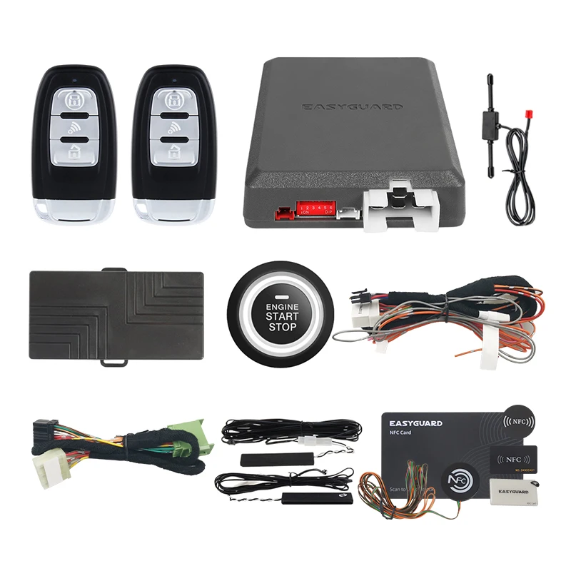 EASYGUARD CAN BUS Remote Starter PKE Kit Fit for 11-17 Cayenne/ 11-17 Cayenne New Energy Passive Keyless Entry