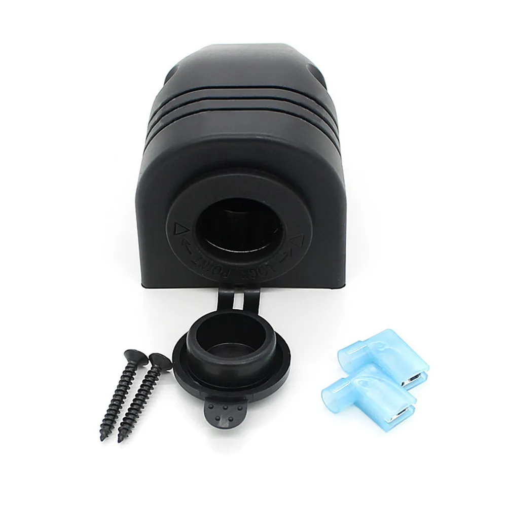 

12/24V Outlet Marine Boat Caravan Car Cigarette Lighter Diverter Power Outlet Adapter Connector