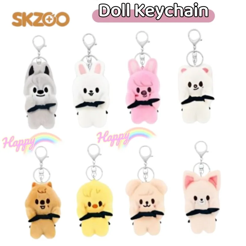 

Новый брелок-подвеска SKZOO Wolf chan Leebit Dwaekki Jiniret Quokka: милая мультяшная кукла для школьного рюкзака