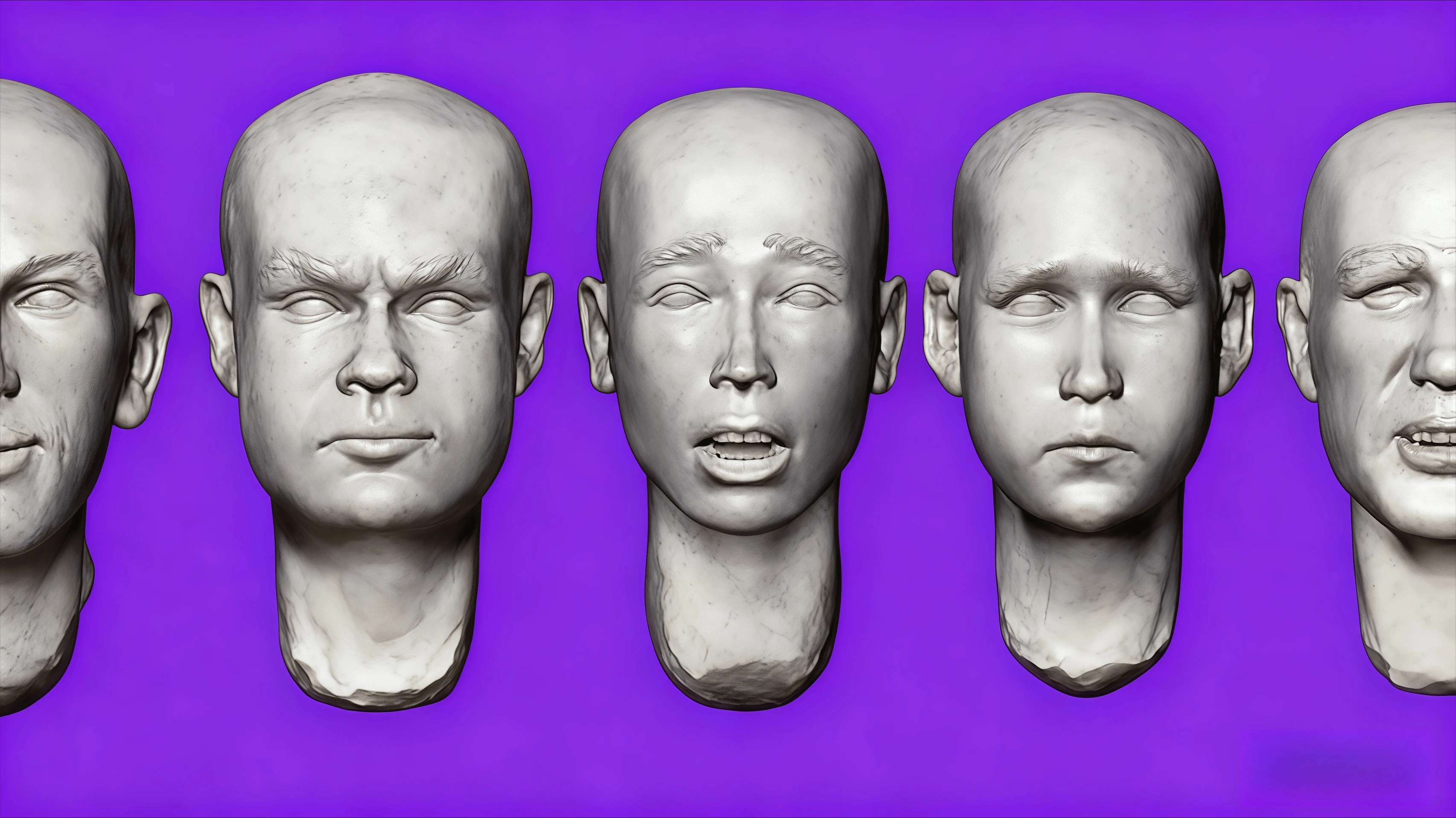 

Unpainted 1/35 Resin Model Kit GK, Resin Soldier Head Statue Replacement and Modification