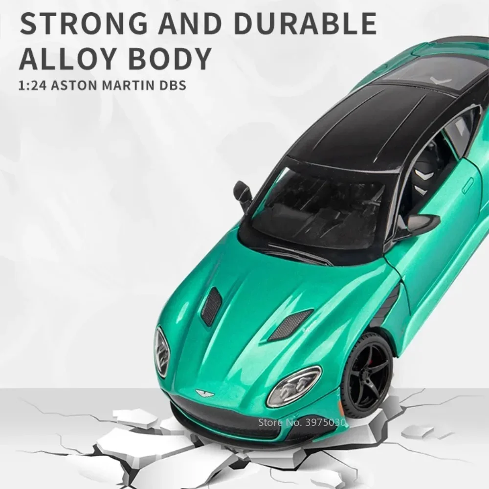 1:24 스케일 DBS 레불토 메탈 다이캐스트 합금 자동차 모델 장난감 라이트 사운드 휠 풀백 차량 어린이날 선물