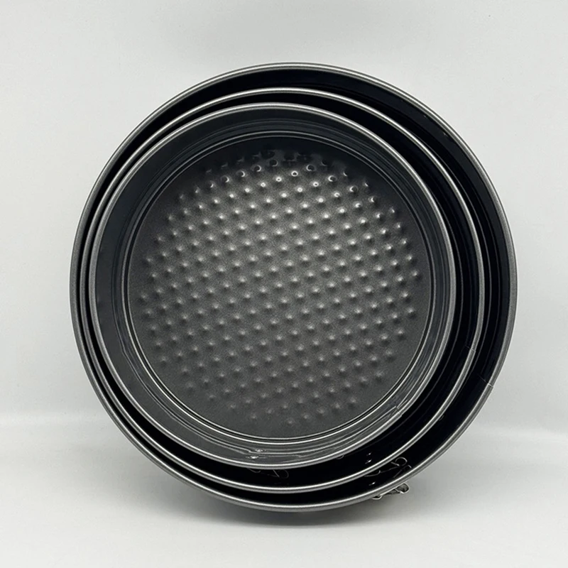 Non-Stick Metal Bake Mould Pan Round Cake Oven Pan Bakeware Removable Bottom Carbon Steel Cakes Molds Tray Kitchen Baking Tools